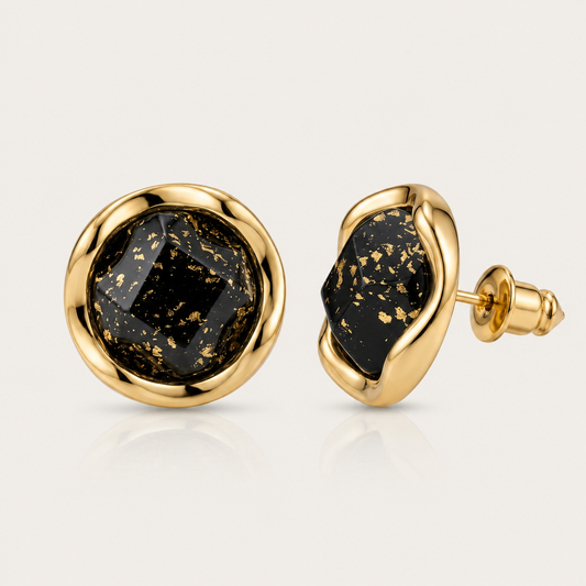 CELIA BLACK STUD